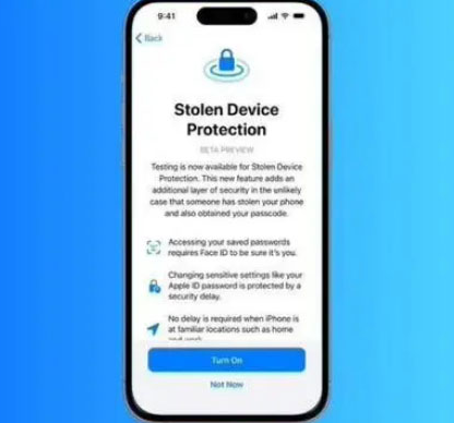 巴青苹果授权维修店分享被盗设备保护功能开启方法 