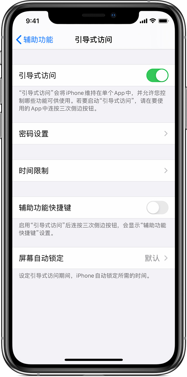 巴青苹果手机维修分享如何在 iPhone 上退出引导式访问 