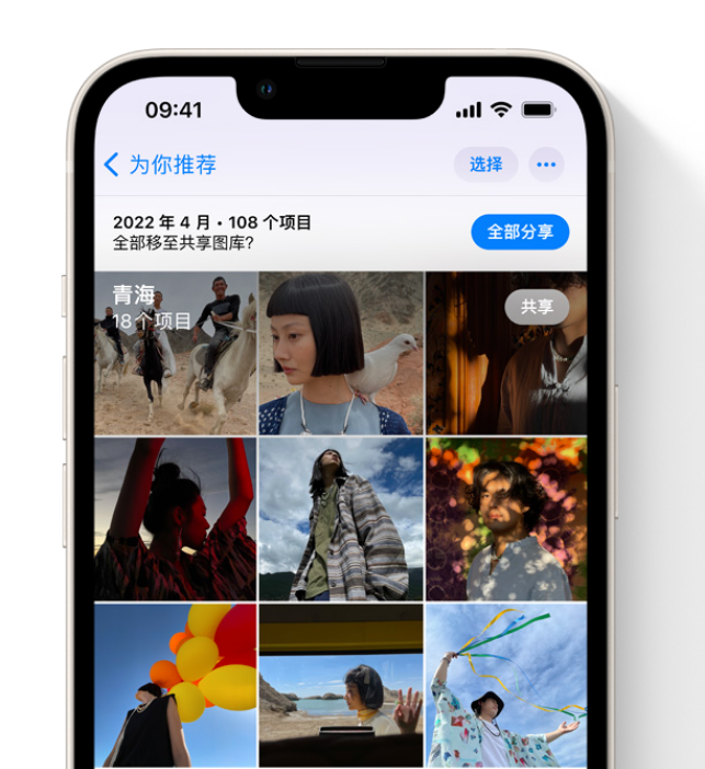 巴青苹果维修网点分享在 iPhone 上使用共享图库 