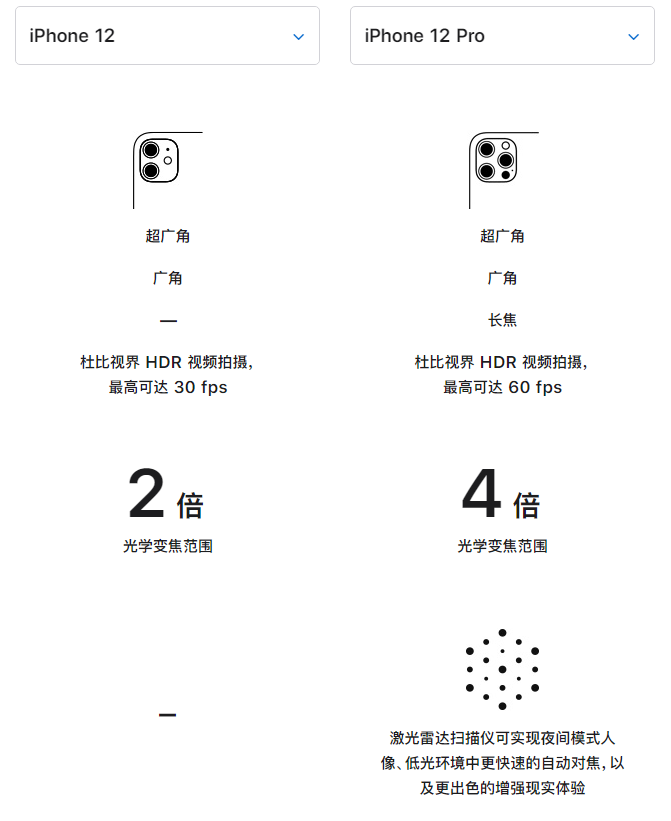 巴青苹果手机维修分享苹果 iPhone 12 与 iPhone 12 Pro 选哪款 